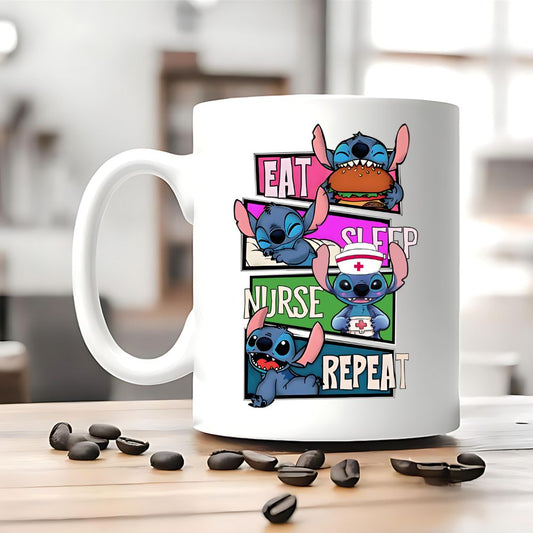 Eat Sleep Nurse Repeat Tasse