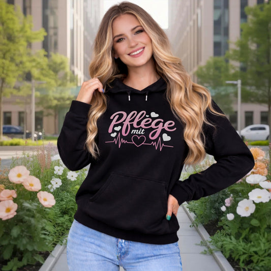 Pflege Mit Herz Hoodie